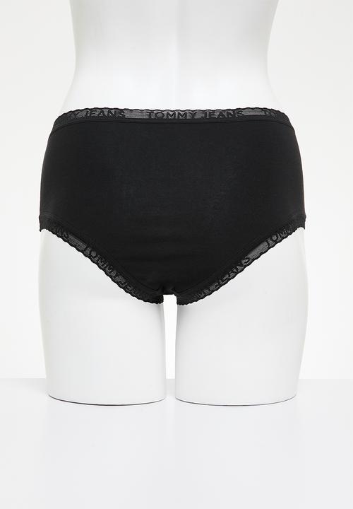 Tommy Hilfiger - Plus 3 pack HW bikini - black/grey/lavender