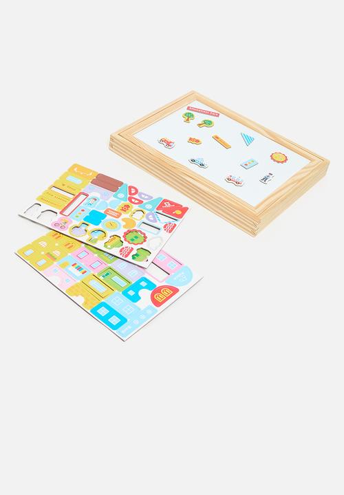Pop Candy - Wooden magnetic puzzle - multi