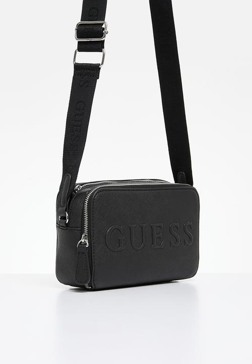 GUESS - Haddington mini zip crossbody- black