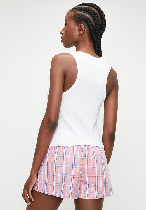 Tommy Hilfiger - Tank & short pj set - white/red