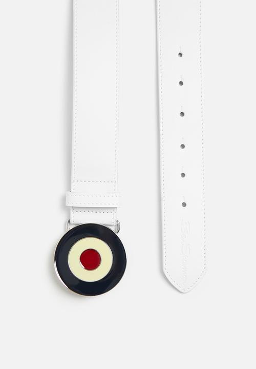 Ben Sherman - Target Buckle Leather - White