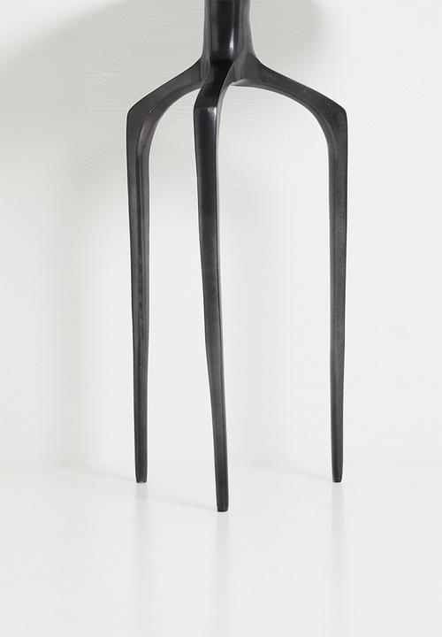Sixth Floor - Marble round table - Black