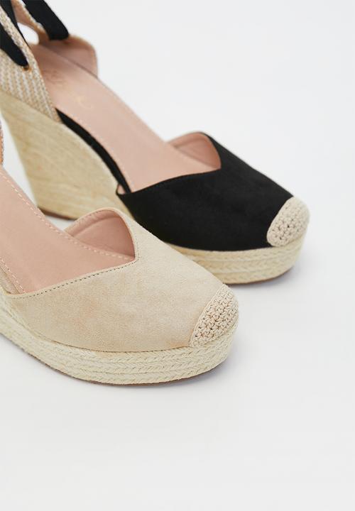 Miss Black - Moniker 2 espadrille - Beige