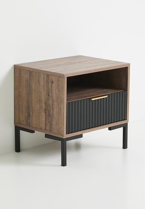 Me&Co - Carried bedside table- natural & black