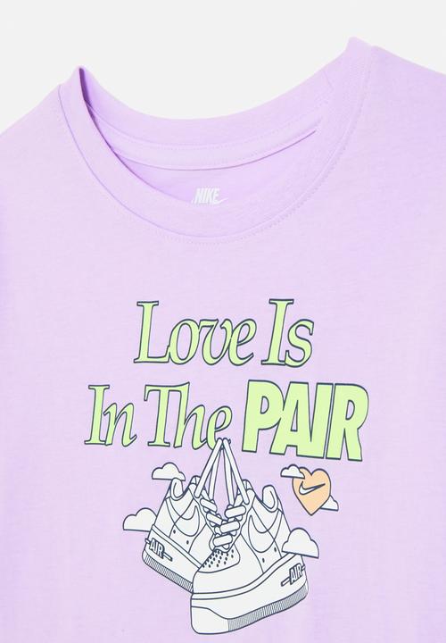 Nike - Nkg sweet swoosh pair tee - lilac bloom