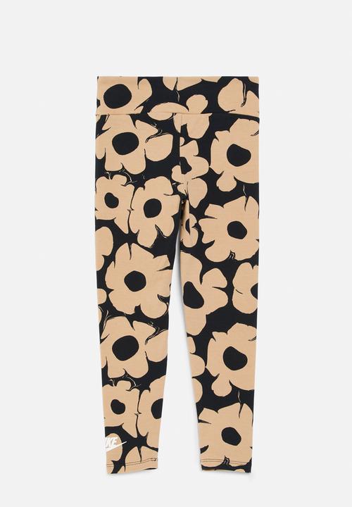 Nike - Nkg floral legging - black