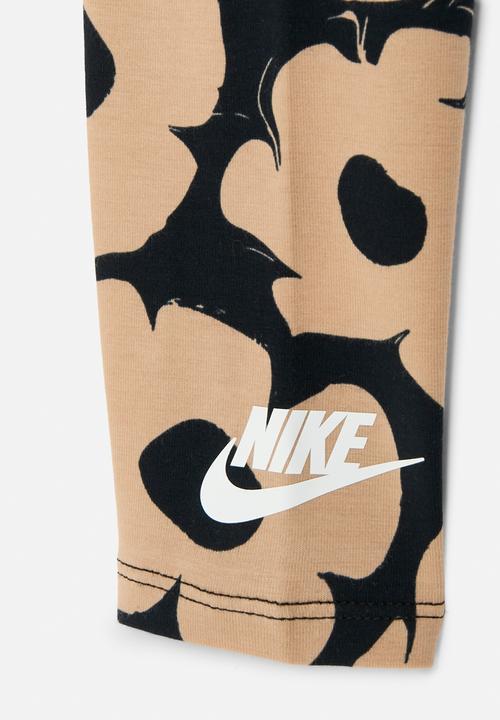 Nike - Nkg floral legging - black
