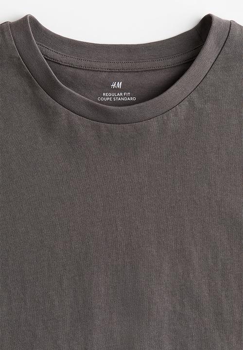 H&M - Regular fit t-shirt - grey