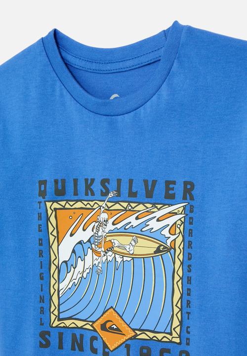 Quiksilver - Retro skull ss pre-boys - nebulas blue
