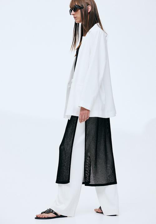 H&M - Double-breasted blazer - white