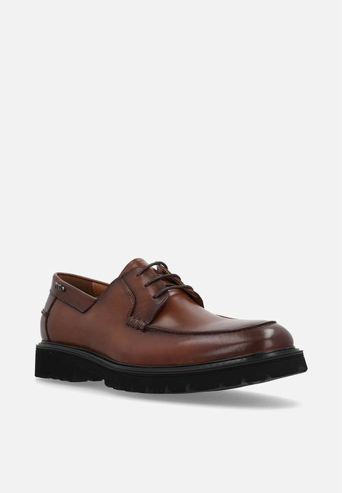 POLO - Chunky gibson lace up - brown