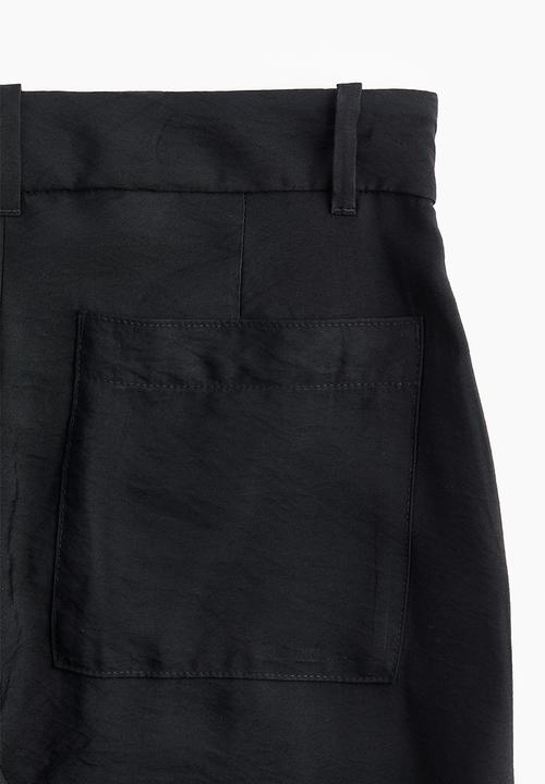 H&M - Utility trousers - black