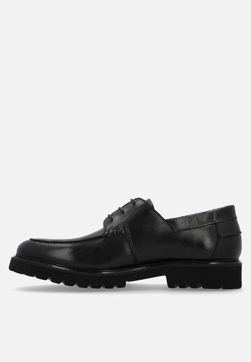 POLO - Chunky gibson lace up - black