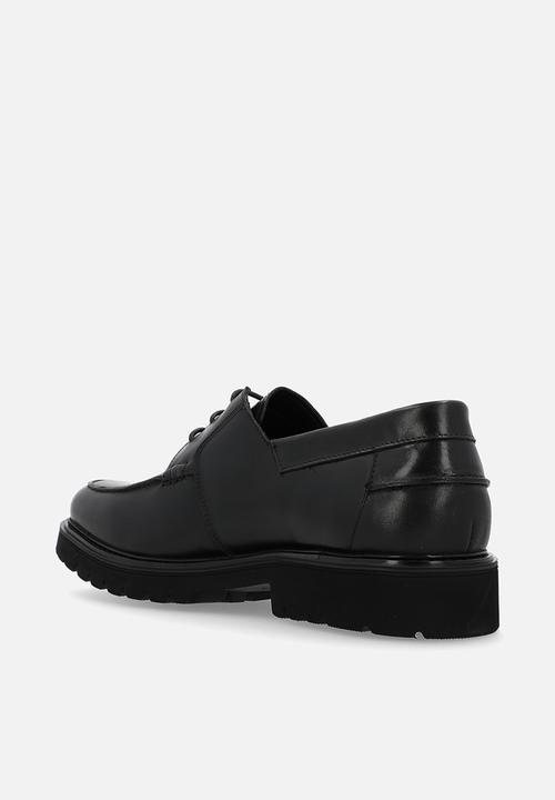 POLO - Chunky gibson lace up - black