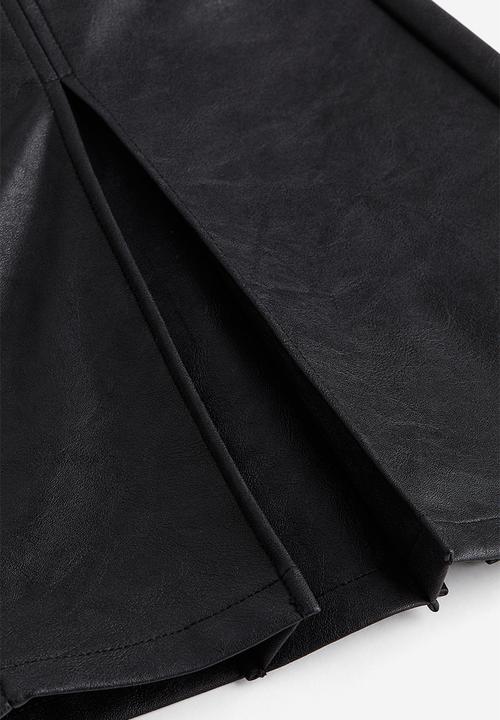 H&M - Pleated mini skirt - black