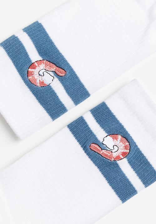H&M - Socks - white prawn