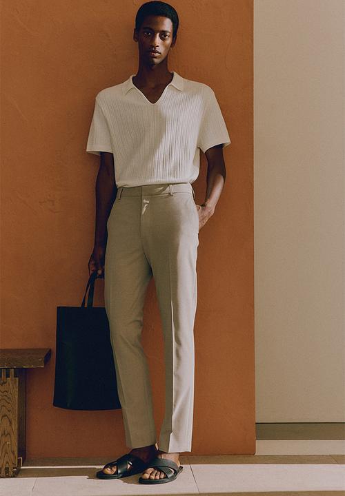 H&M - Slim fit trousers - beige