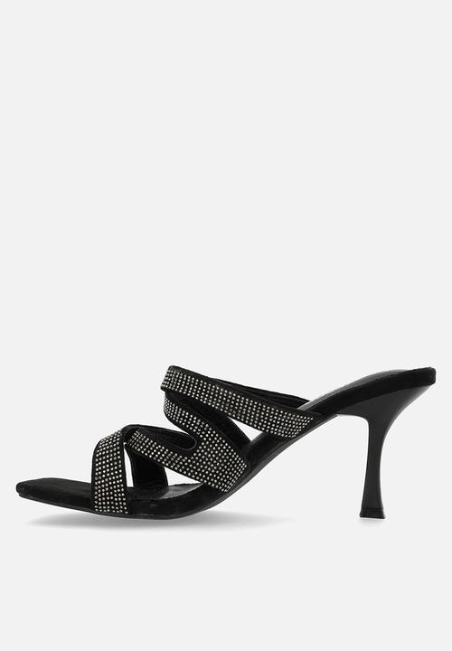 Oxford Street - Glitz mule - black