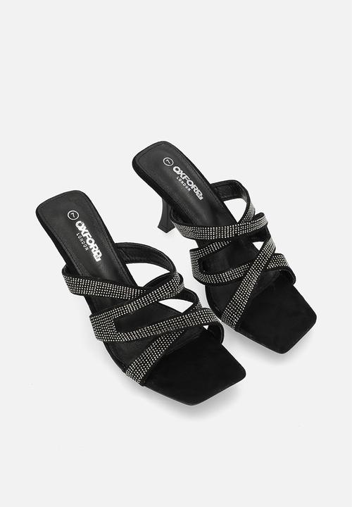 Oxford Street - Glitz mule - black