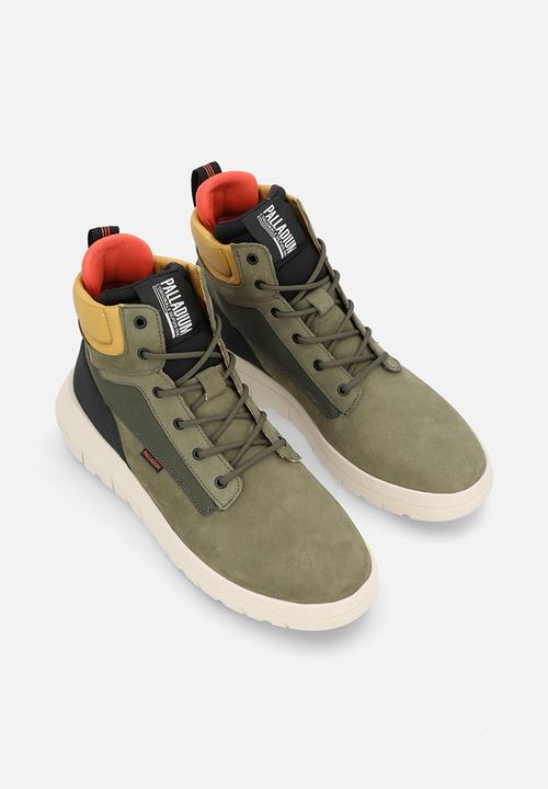 Palladium - Pallaflex cuff lth - olive night