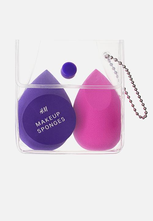 H&M - 2 pack make-up sponges - purple