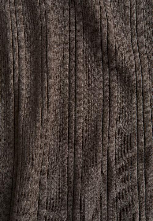 H&M - Rib-knit vest top - dark brown