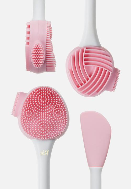 H&M - Facial cleansing brush and mask applicator - light pink