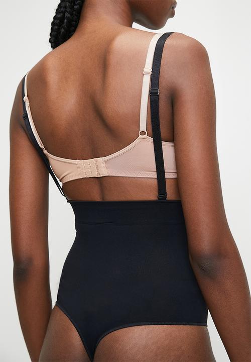 Hunkemoller - Smls HW string - caviar - black 