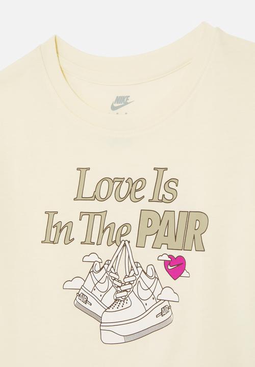 Nike - Nkg sweet swoosh pair tee - coconut milk