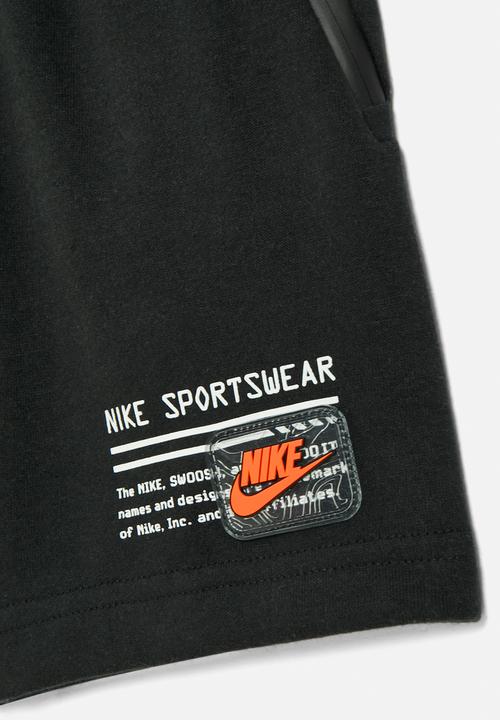 Nike - Nkb b nsw paint yf ft short - black