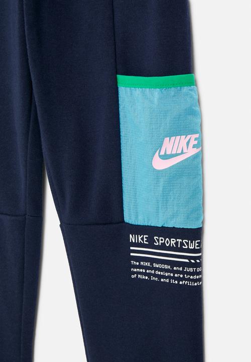 Nike - Nkb b nsw paint yf ft pant - midnight navy