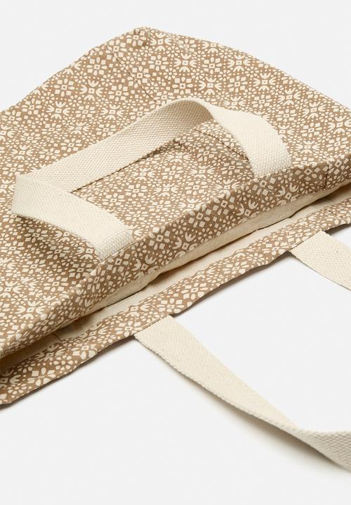 H&S - Cotton Shopper Tote - natural