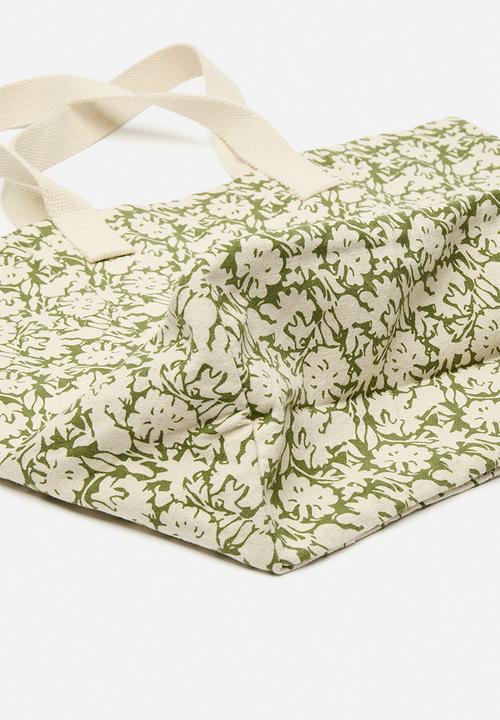 H&S - Cotton Shopper Tote - Green