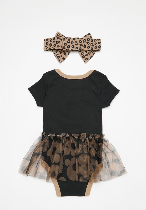 Nike - Nhg 2p tutu bodysuit & headband - black