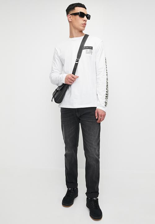 Replay - T-Shirt Manica Lunga Regular - White