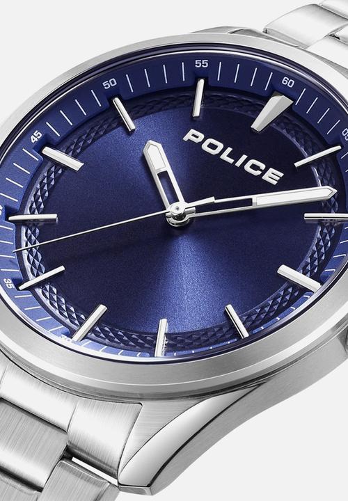 Police - Polw Gentswatch - silver navy