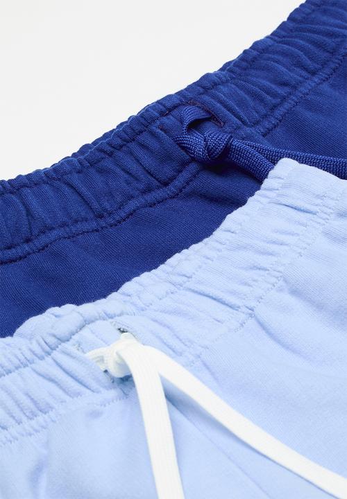 Pop Candy - 2 Pack shorts - sky blue & royal blue