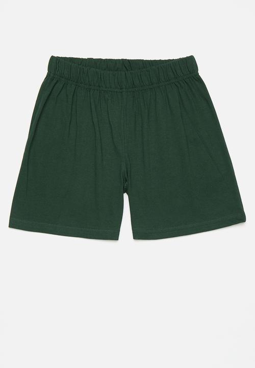 Pop Candy - 2 Pack pj short - grey & green