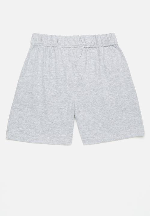 Pop Candy - 2 Pack pj short - grey & green