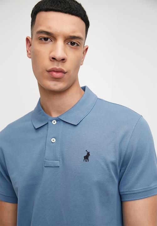 POLO - Carter Short Sleeve Pique Golfer  - Petrol Blue