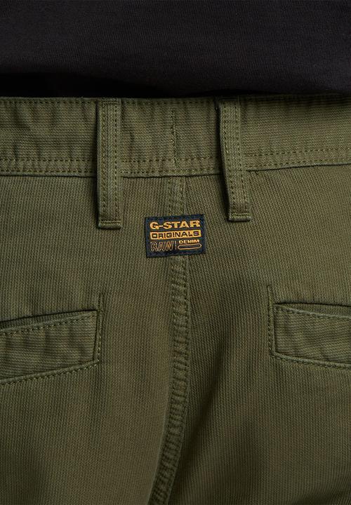 G-STAR - R-3N Regular straight cargo - shadow olive gd