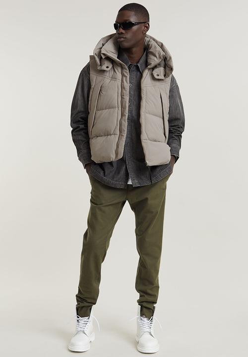 G-STAR - Boxy fit flap pocket shirt - worn in overcast sky