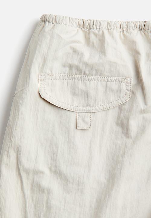 H&M - Parachute trousers - light beige