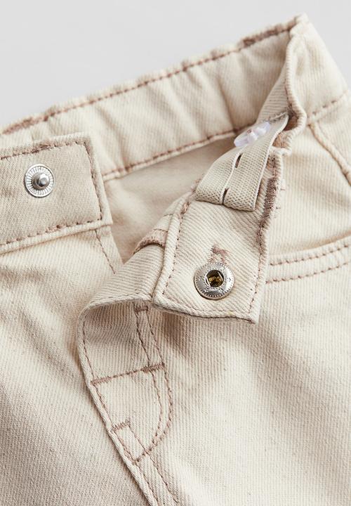 H&M - Skinny fit jeans - Light beige