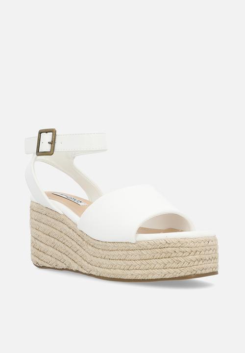 Madison® - Lauren espadrille heel - white