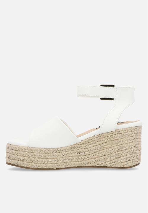 Madison® - Lauren espadrille heel - white