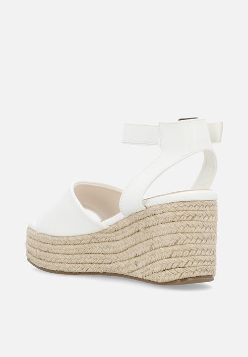 Madison® - Lauren espadrille heel - white
