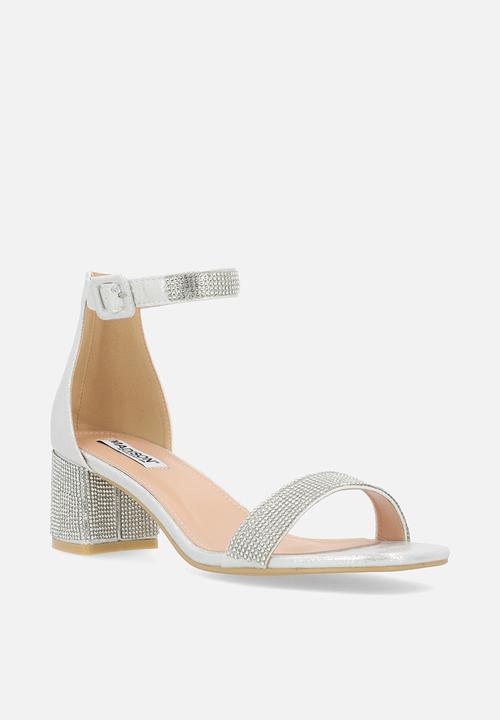 Madison® - Amira 2 block heel - silver