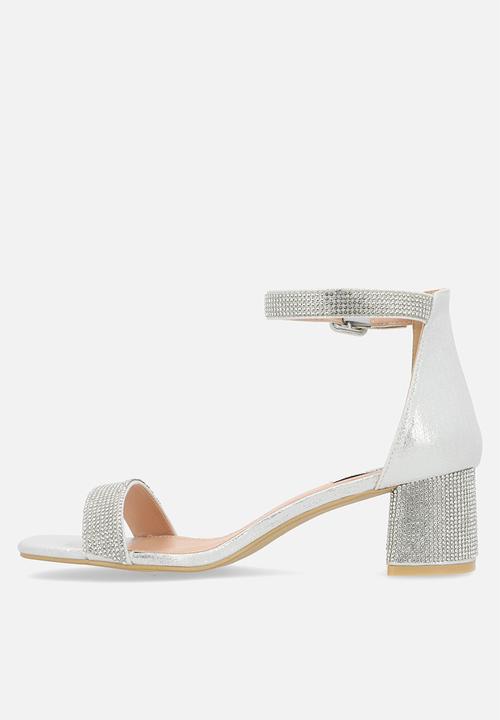 Madison® - Amira 2 block heel - silver