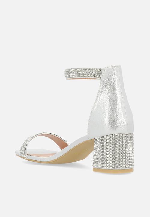 Madison® - Amira 2 block heel - silver